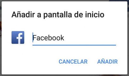 facebook acceso directo