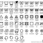 Simbolos lavado ropa