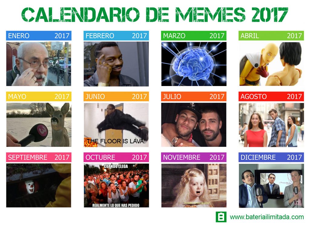 Calendario de memes 2017